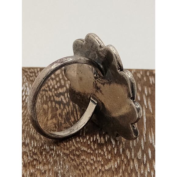 Old Pawn Turquoise ring Sz 8 - Picture 3 of 4